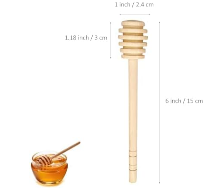 Wooden Honey Dipper